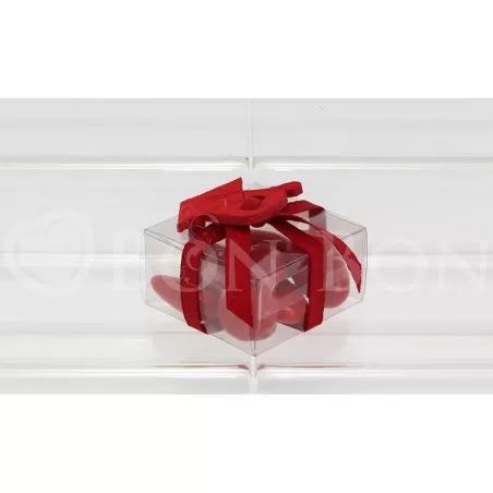 Scatolina Laurea Astuccio 5x5x3 Linea Pvc Tocco Laurea Liete Creazioni - 1