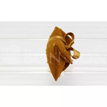 Sacchetto nozze d´oro chiffon floccato oro busta lettera piccola Liete Creazioni - 2