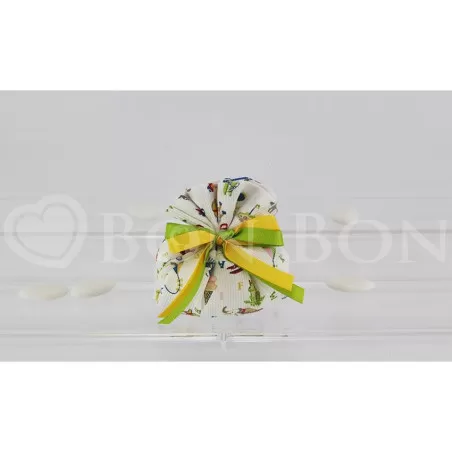 Sacchetto nascita e battesimo 2699 Fagotto Liete Creazioni - 1