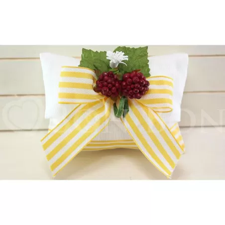 Sacchetto Compleanno rigatino bianco Busta Lettera Liete Creazioni - 1