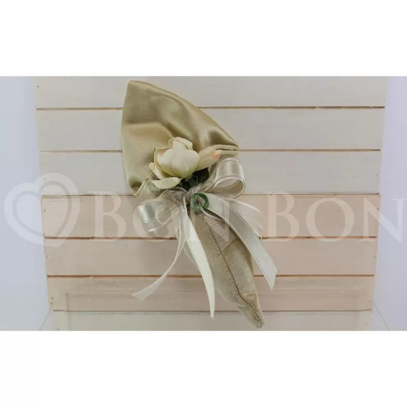 Sacchetto Matrimonio 2514 Cannes Champagne Cono Liete Creazioni - 1