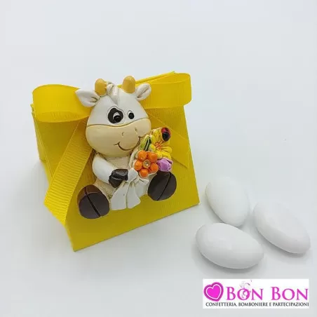 Scatolina colorata con animaletto magnete 6 assortiti Linea elle - 1