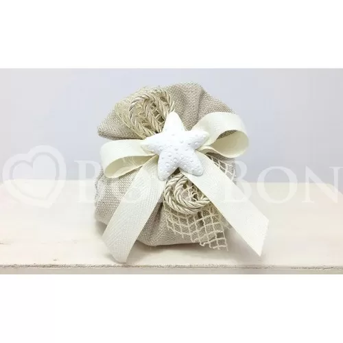 Sacchetto Matrimonio 2714s Maiorca Avana Fagotto Grande Liete Creazioni - 1