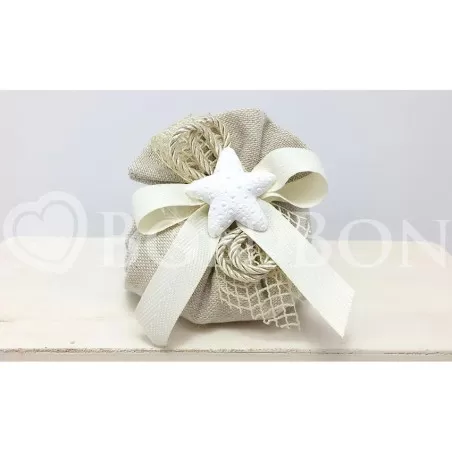 Sacchetto Matrimonio 2714s Maiorca Avana Fagotto Grande Liete Creazioni - 1