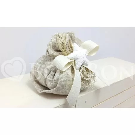 Sacchetto Matrimonio 2714s Maiorca Avana Fagotto Grande Liete Creazioni - 2