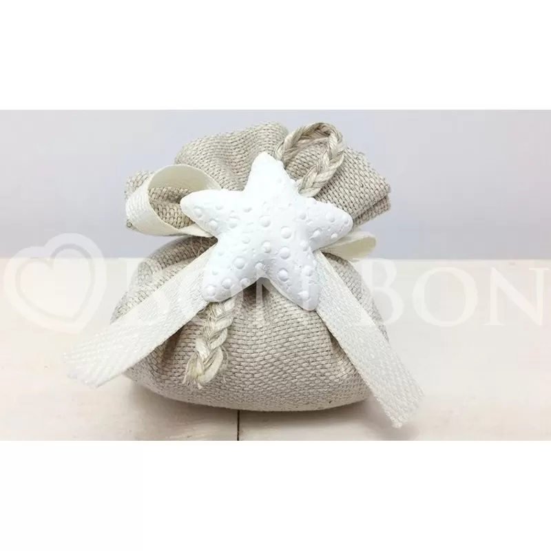 Sacchetto Matrimonio 2715s Maiorca Avana Fagotto Piccolo Liete Creazioni - 1