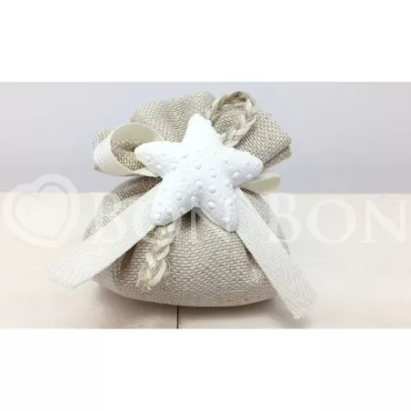 Sacchetto Matrimonio 2715s Maiorca Avana Fagotto Piccolo Liete Creazioni - 1