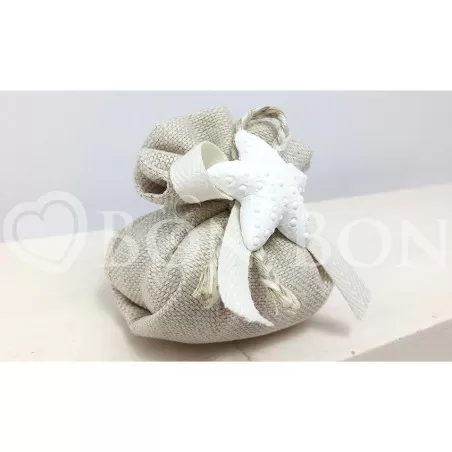 Sacchetto Matrimonio 2715s Maiorca Avana Fagotto Piccolo Liete Creazioni - 2