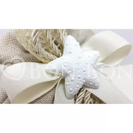 Sacchetto Matrimonio 2716s Maiorca Avana Fazzoletto Liete Creazioni - 3