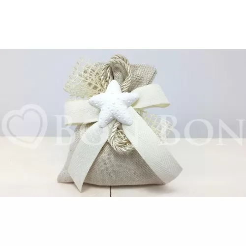 Sacchetto Matrimonio 2718s Maiorca Avana Sacchetto Piccolo Liete Creazioni - 1