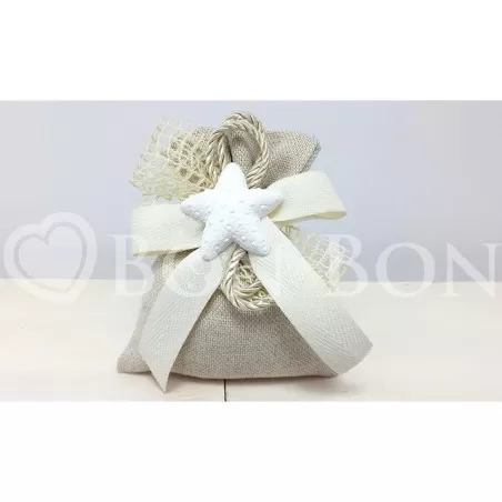 Sacchetto Matrimonio 2718s Maiorca Avana Sacchetto Piccolo Liete Creazioni - 1