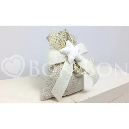 Sacchetto Matrimonio 2718s Maiorca Avana Sacchetto Piccolo Liete Creazioni - 2