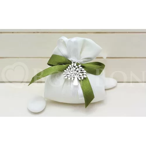 Sacchetto Matrimonio 2724 Rasatello Mini Fagotto Liete Creazioni - 1