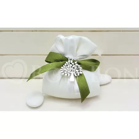 Sacchetto Matrimonio 2724 Rasatello Mini Fagotto Liete Creazioni - 1