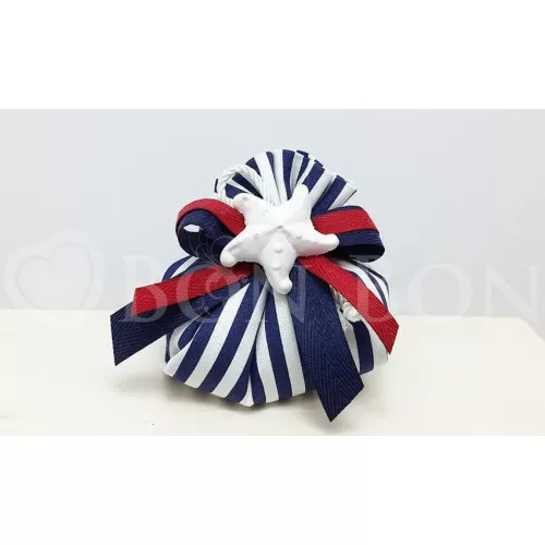 Fagotto Righe Blu Sacchetti Prima Comunione Liete Creazioni - 1