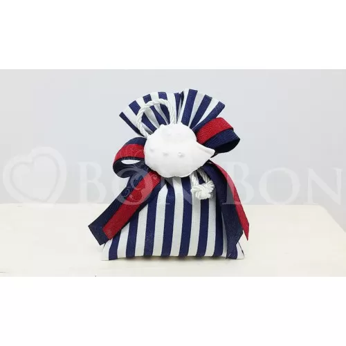 Sacchetto Righe blu Prima Comunione Liete Creazioni - 1