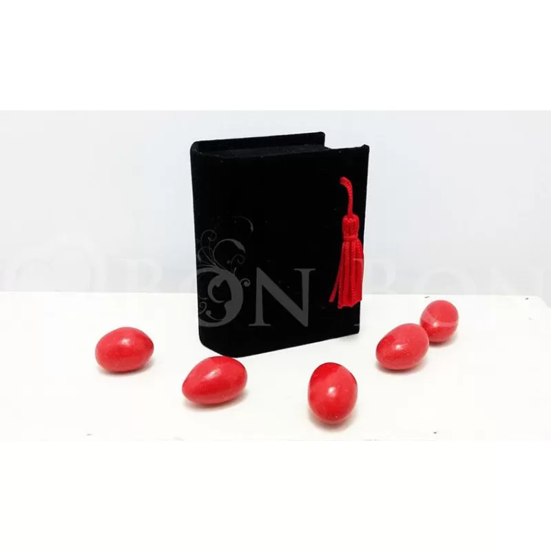 Libro Laurea Portaconfetti Velluto Nero Margot - 1