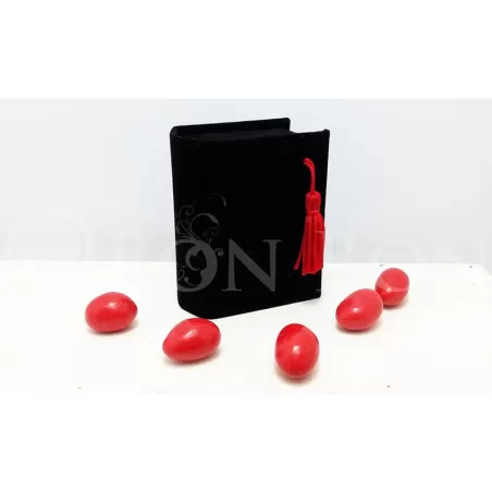 Libro Laurea Portaconfetti Velluto Nero Margot - 1