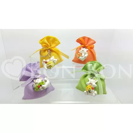 Portachiavi volpe 4 ass bomboniera offerta outlet AFC - 2