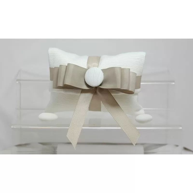 Sacchetto Matrimonio 2946 Ottomano Avorio con Bottone Busta Lettera Grande Liete Creazioni - 1