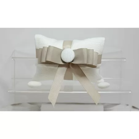 Sacchetto Matrimonio 2946 Ottomano Avorio con Bottone Busta Lettera Grande Liete Creazioni - 1