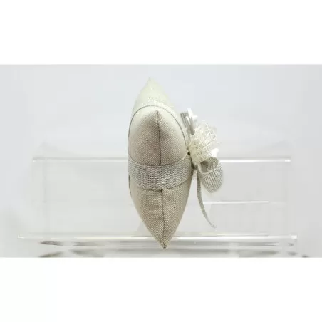 Sacchetto Matrimonio 2881 Natural Sabbia Mare Cuscino Quadrato Piccolo Liete Creazioni - 2