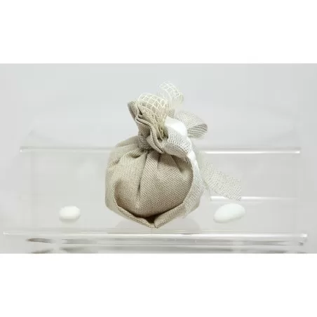 Sacchetto Matrimonio 2882 Natural Sabbia Mare Fagotto Liete Creazioni - 2