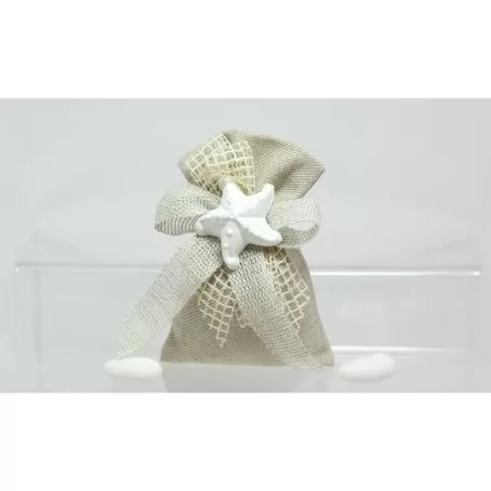 Sacchetto Matrimonio 2886 Natural Sabbia Mare Sacchetto Liete Creazioni - 1