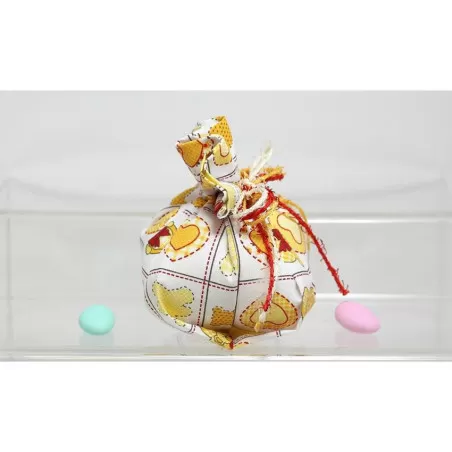 Sacchetto Nascita e Battesimo 2933 Fagotto Baby Gialla Liete Creazioni - 2