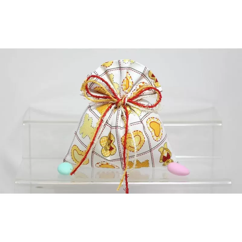 Sacchetto Nascita e Battesimo 2934 Sacchetto Baby Gialla Liete Creazioni - 1