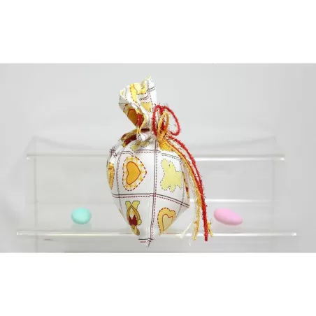 Sacchetto Nascita e Battesimo 2934 Sacchetto Baby Gialla Liete Creazioni - 2