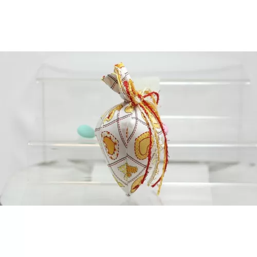 Sacchetto nascita e battesimo 2937 Cuore Baby Gialla Liete Creazioni - 1