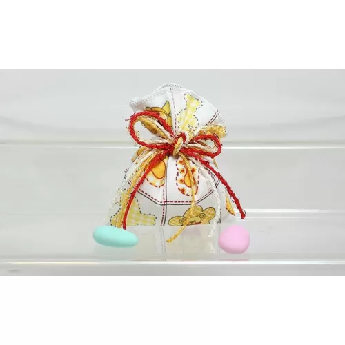 Sacchetto nascita e battesimo 2939 Sacchetto mini Baby Gialla Liete Creazioni - 1