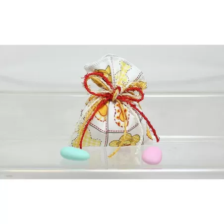 Sacchetto nascita e battesimo 2939 Sacchetto mini Baby Gialla Liete Creazioni - 1