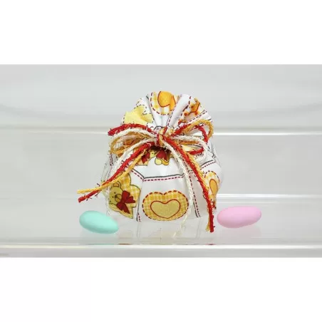 Sacchetto nascita e battesimo 2940 Mini Fagottino Baby Gialla Liete Creazioni - 1