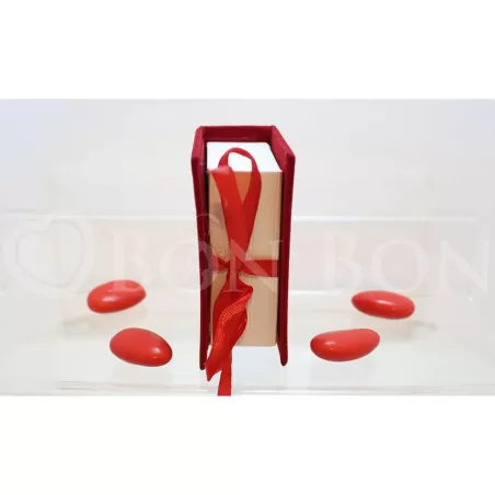 Libro laurea velluto rosso con tocco ETM - 2