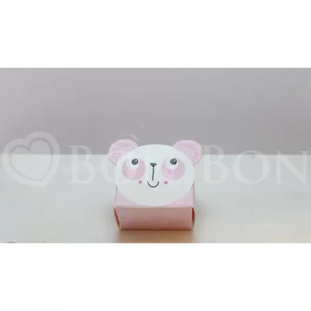 Astuccio panda rosa Scotton - 1