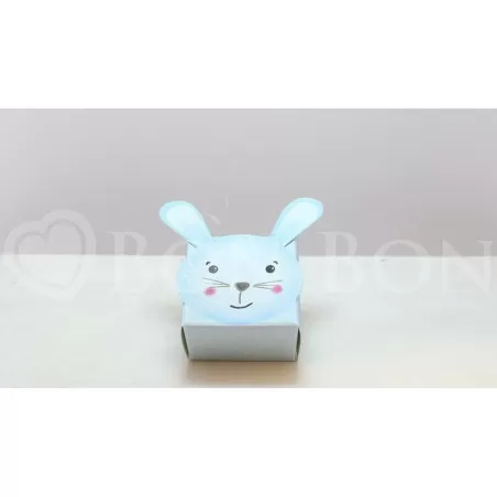 Astuccio coniglio celeste Scotton - 1