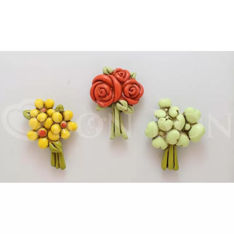 Magnete fiore assortito - 1