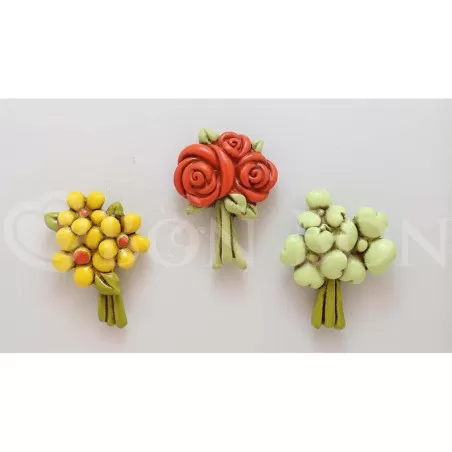 Magnete fiore assortito - 1