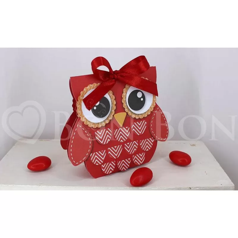 Astuccio Laurea Gufo Rosso - 1