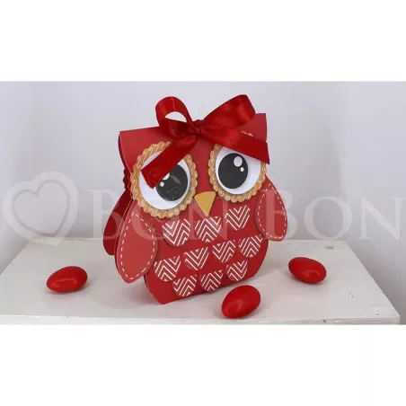 Astuccio Laurea Gufo Rosso - 1