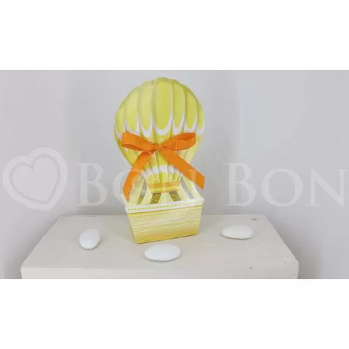 Mongolfiera portaconfetti Gialla Scotton - 1