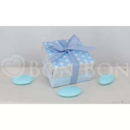 Scatolina portaconfetti A New Start Is Born Celeste - 1