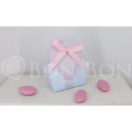 Mongolfiera portaconfetti Rosa - 1