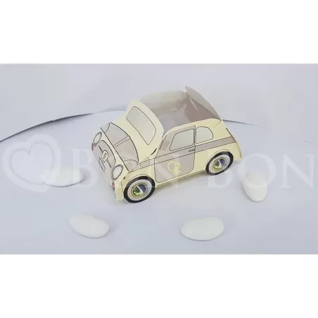 Astuccio matrimonio cinquecento tortora - 1