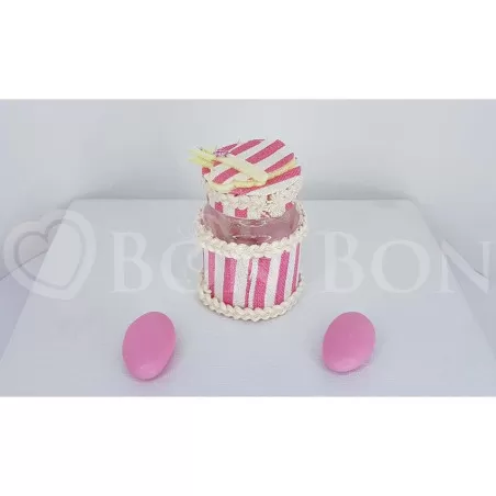 Bottiglina rosa porta confetti Star Import Italia - 1