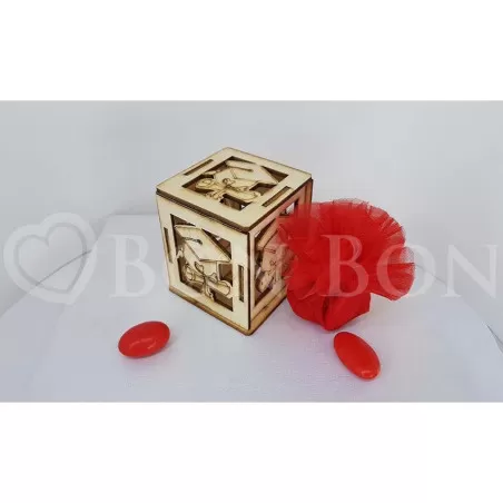 Scatolina Legno Tocco Laurea Linea elle - 2