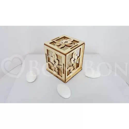Scatolina Legno Prima Comunione Linea elle - 1