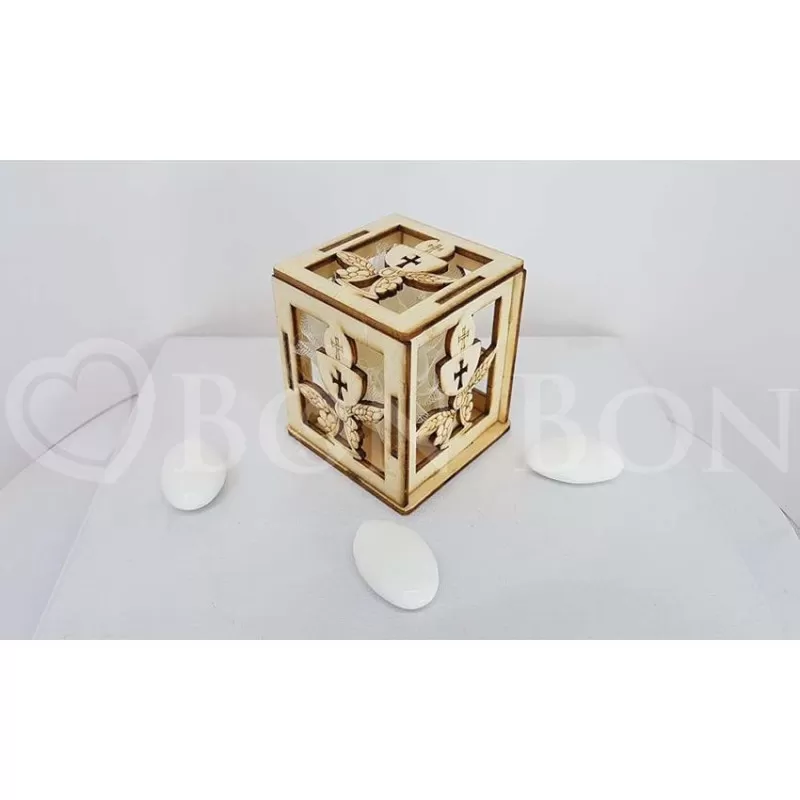 Scatolina Legno Prima Comunione Linea elle - 1